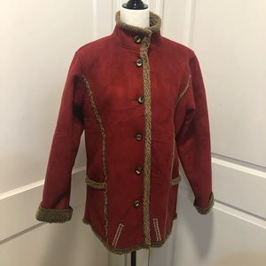 Ll bean ladies Sherpa lined coat nwot size medium
